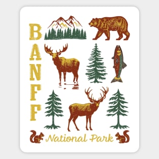 Banff National Park Canada Canadian Rocky Mountains Souvenir Magnet